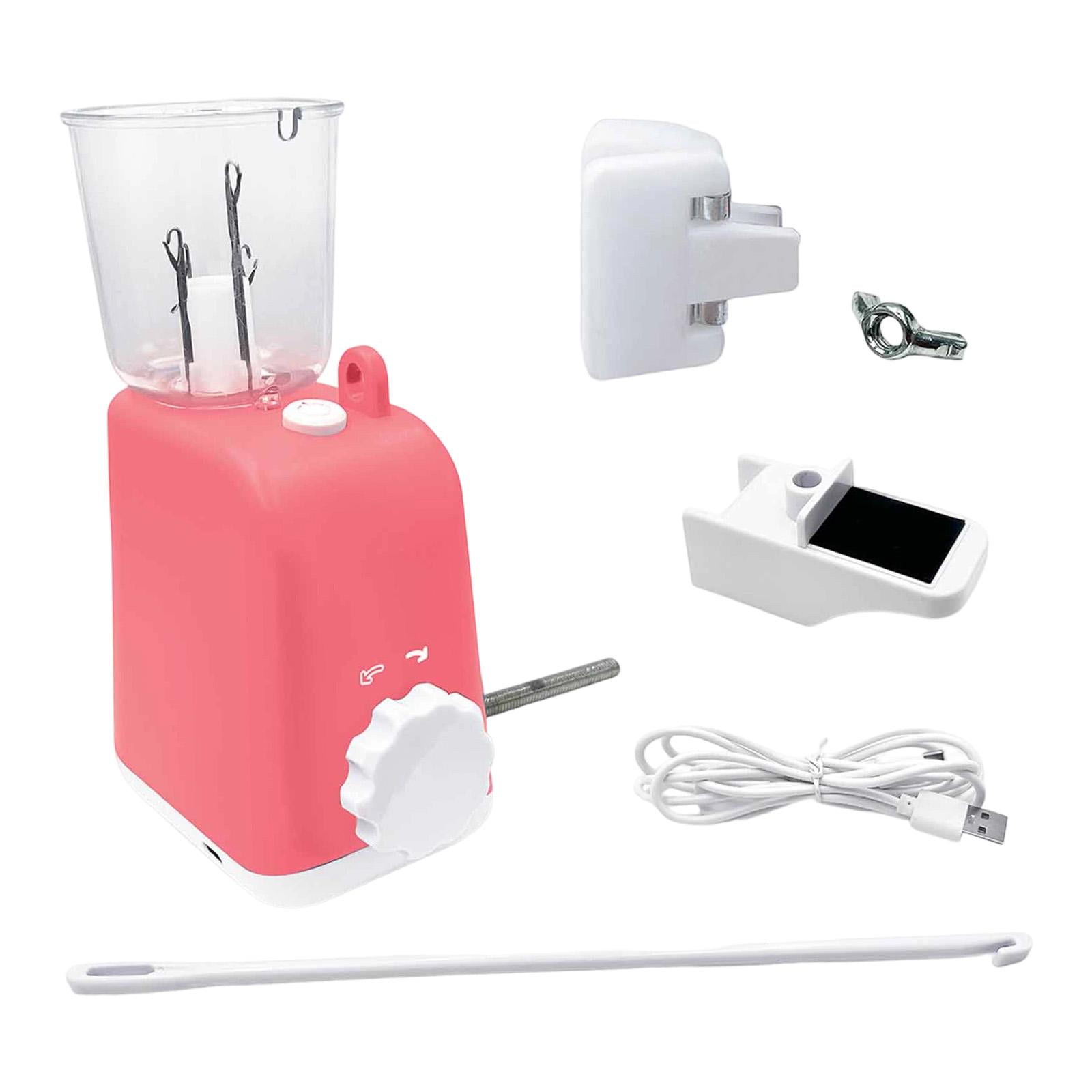 FVDPWYE Electric Knitting Crochet Machine Home for Bracelets Craft Project Necklaces Pink
