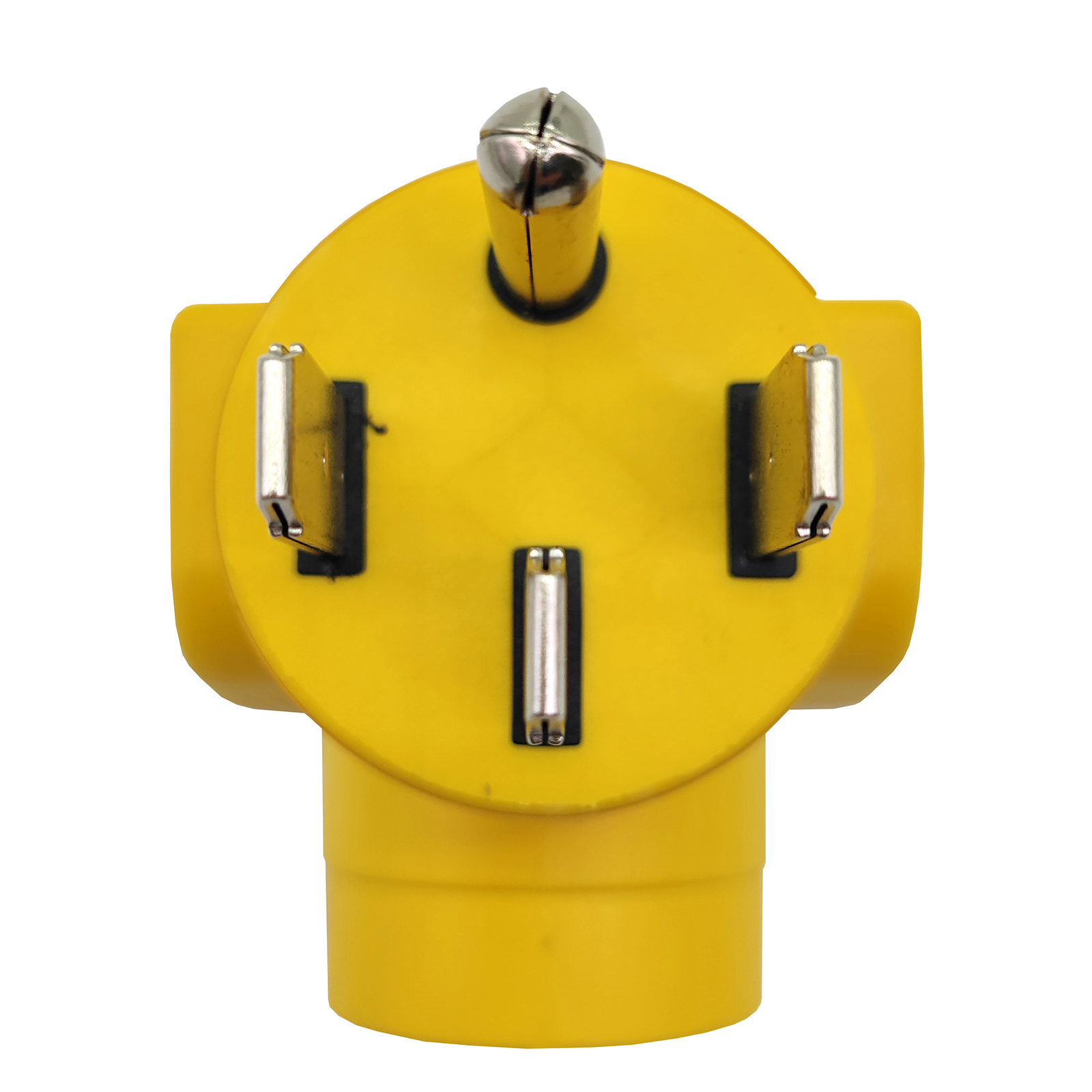 Parkworld 691678 RV Adapter 50A 14-50P male plug to 30A TT-30R female receptacle, right angle