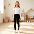 thumbnail image 2 of Vividxx Pants For Girls Kids Leggings Breathable Pants For Soft Stretchable Everyday Wear Slim Fit Fashion 3-4 Years, 2 of 5