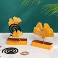 thumbnail image 4 of Estante para mosquitos de 2 piezas (modelo de hoja de Ginkgo), estante para mosquitos de metal duradero Quemador de mosquitos Estante en espiral para mosquitos para el hogar y el jardín al aire libre, 4 of 5