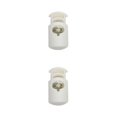 thumbnail image 1 of Sonducket 100 Piezas Tapón de plástico Cordones Ropa deportiva Bloqueo de cordón Topes Solo Doble Agujero Toggle Cordón Blanco 6 2.71.4 Blanco 6 2.7*1.4 2Conjunto, 1 of 6