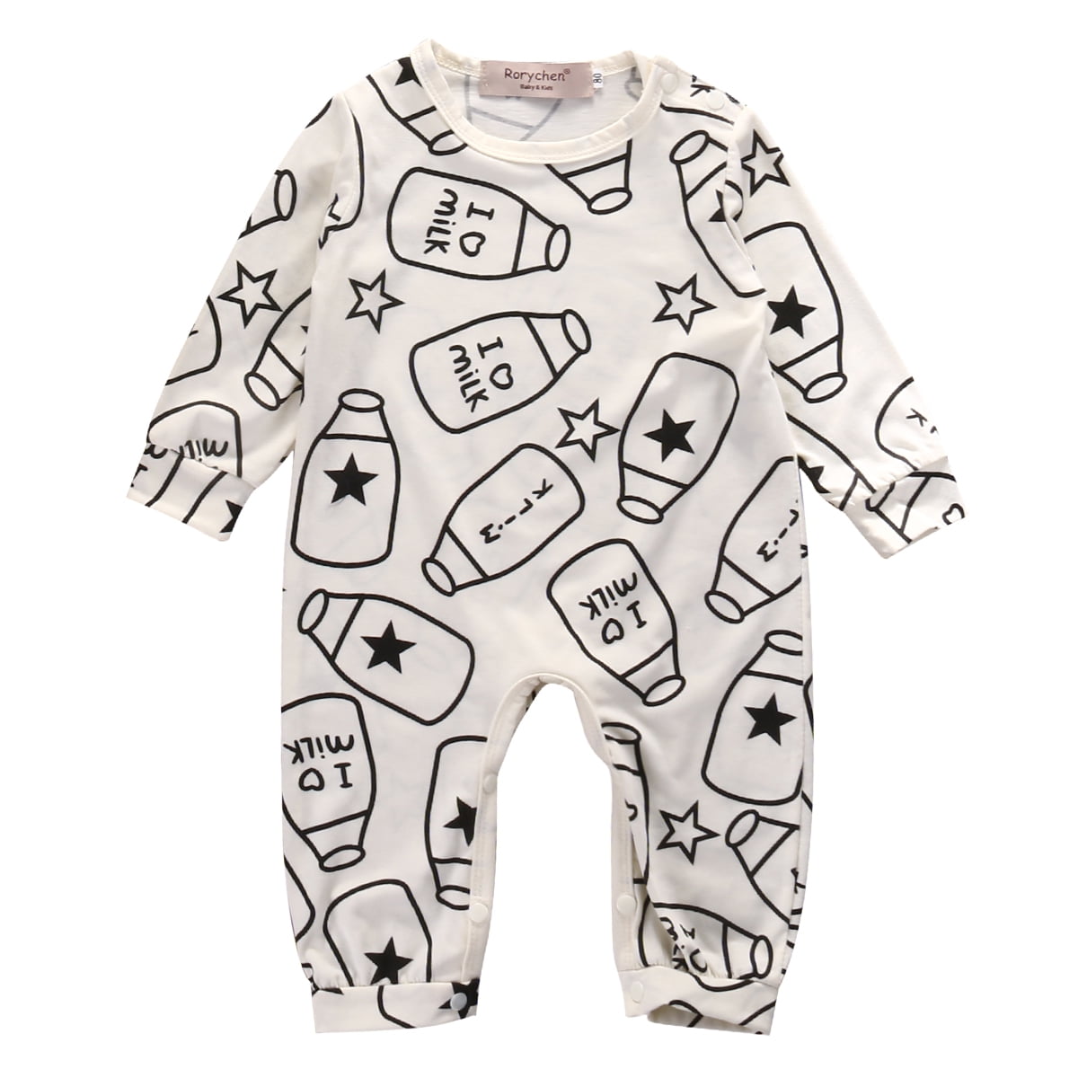 Baby Rompers Cotton Onsises Boys Girls Long Sleeve Sleepsuit Coveralls Cartoon Outfits