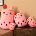 thumbnail image 3 of Artificial fruit bubble tea cup pink 35cm, 3 of 6