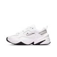 thumbnail image 1 of Zapatillas clásicas M2K Tekno blancas de platino puro, unisex, cómodas, de suela gruesa, estilo retro, informales, de caña baja, 1 of 4