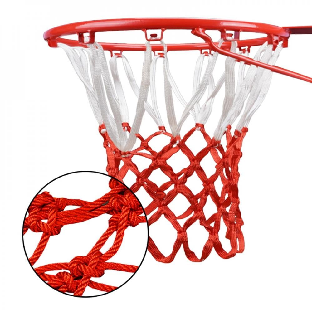 Nylon Standard Basketball Net Hoop Goal Rim Mesh Durable Nylon Thread Netball LH 