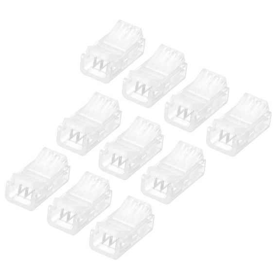 LED Strip Connector 3 Pin, 8mm LED Connectors for Strip Light Connector 10 Pack