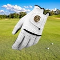 thumbnail image 4 of Guante de Golf, Guante de Cuero Suave de Primera con Partículas Antideslizantes, Guante de Golf de Entrenamiento Transpirable, para Izquierda 23 Baoblaze guantes de golf, 4 of 7