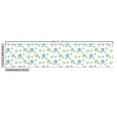 thumbnail image 2 of Ambesonne Floral Fabric by the Yard Upholstery, Art Rose Flowers and Leaves, 5 Yards, Green Slate Blue, 2 of 4