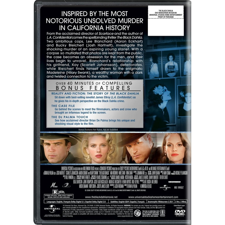 The Black Dahlia (DVD), Mystery & Suspense, Universal - Walmart.com