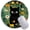 R Cat-1, variant on Mouse Pad, Cute Small Mouse Pads for Desk, Round Travel Mousepad for Wireless Mouse Gaming Work Laptop, Plant Leave Mini Computer Mouse Mat, Home Decor Office Desk Accessories