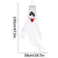 thumbnail image 3 of Fnochy 19.7"x47.2" Halloween Windsocks Hanging Ghost Decorations - Flag Wind Socks for Home Yard Outdoor Decor Party Supplies, 3 of 5