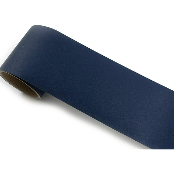 ROSEROSA Peel and Stick PVC Self-Adhesive Wallpaper Border Board Trim Moulding Sticker Solid Slate Blue : 3.93 Inch (W) X 16.40 feet (L)