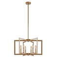 thumbnail image 3 of Gold chandeliers for dining room, 6-Light Geometric Modern Farmhouse Hanging Metal for Kitchen Island Pendant Lights Fixture, 3 of 10