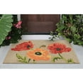 thumbnail image 5 of Liora Manne Ravella Indoor Outdoor Area Rug, Floral Poppies, 3' 3" x 4' 11", 5 of 5