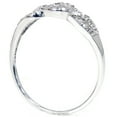 thumbnail image 3 of Pompeii 1/10ct Petite Diamond Infinity Ring 10K White Gold (G/H,I2-I3), 3 of 4