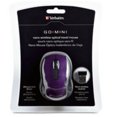 thumbnail image 2 of Verbatim Wireless Mini Travel Optical Mouse - Purple Purple, 2 of 3