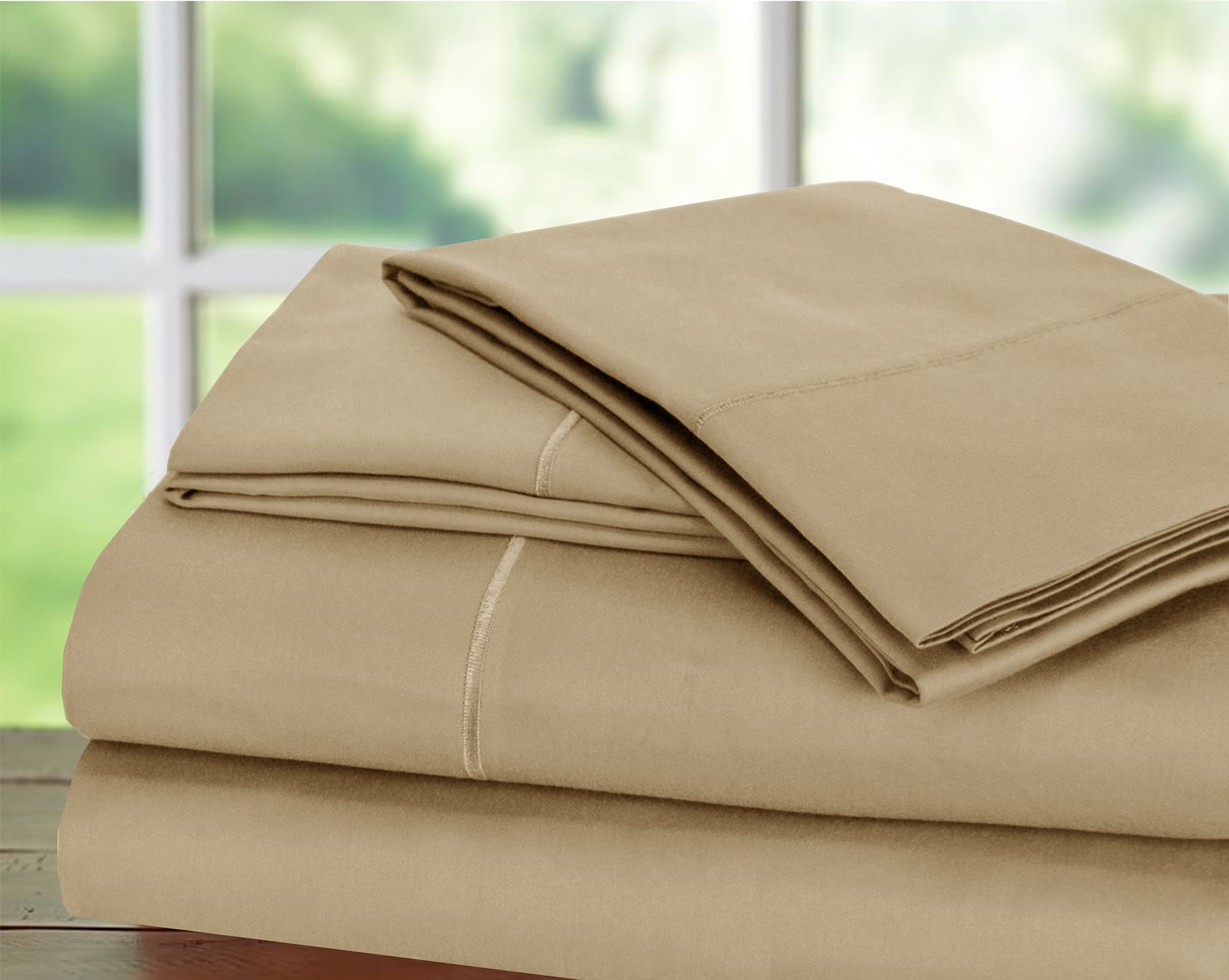 1000 Thread Count Luxury Egyptian Cotton Rich Sateen Sheet Set, 4pc
