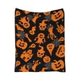 thumbnail image 2 of Yeciiwht Halloween Blanket - Soft Flannel Throw Blankets Warm Cozy Nap Blanket for Sofa, Couch, Bedroom & Office, Festive Decorative Blanket for All Seasons, 2 of 7