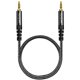 thumbnail image 2 of Yeung Qee Cable De Audio Macho A Macho De 3,5 Mm Cable Auxiliar Estéreo Hi-Fi De 4 Polos De 1 Pie Cable Auxiliar De 3,5 Mm Trrs Cable De Audio Macho A Macho Cable Auxiliar Para Auriculares Ps4 Teléfon, 2 of 5