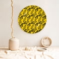 thumbnail image 5 of Daiia yellow Corn Printed Pattern Ceramic Plate Dinner Plates Bone China Decorative Plates with Display Stand Art Ceramic Ornaments for Wall Hanging Decoration-8in, 5 of 6