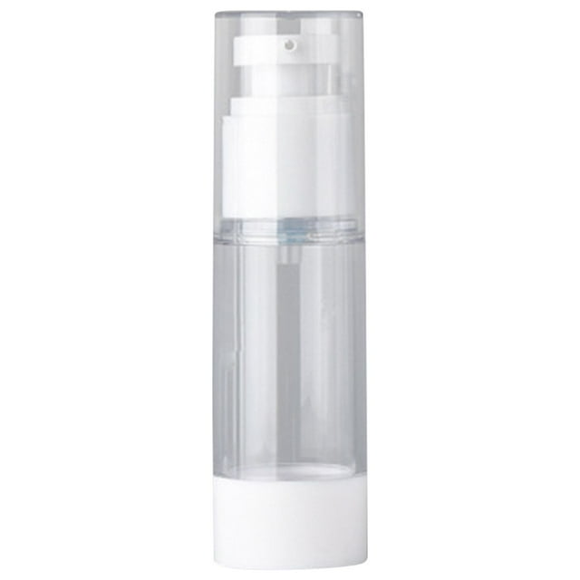Fiudx Botella Transparente, Loción Dosificadora Al Vacío, Envase Hermético, Frasco de Plástico Reutilizable, Base de Maquillaje Casera, Regalo para Amantes de La Belleza, Solución Ecológica