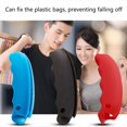 thumbnail image 3 of 5 PACKS Silicone Shopping Bag Basket Carrier Grocery Holder Handle Comfortable Grip, 3 of 5
