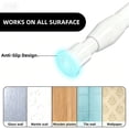 thumbnail image 5 of 2 Pack Spring Tension Curtain Rod Adjustable 15.7 to 28 Inches, 0.63" Diameter, White, 5 of 8