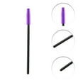 thumbnail image 3 of Unique Bargains 50 Pcs Convenient Silicone Eyelash Brush for Bathroom Black Purple Plastic Silicone, 3 of 5