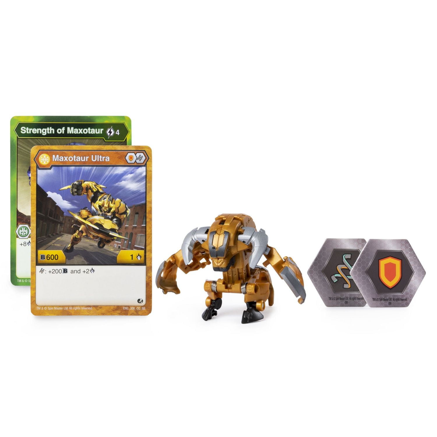 Bakugan Ultra, Aurelus Maxotaur, 3-inch Tall Collectible Transforming Creature, for Ages 6 and Up