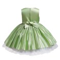 thumbnail image 4 of Odeerbi Clearance Girls Baby Long Skirt Solid Princess Bowknot Performance Dress Skirt Dress, 4 of 5