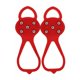 thumbnail image 1 of Crampones antideslizantes de cinco dientes con forma de calabaza para deportes al aire libre, 2 uds., cubierta para zapatos antideslizante para exteriores, garras para nieve, Crampones individuales d, 1 of 5