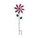 thumbnail image 2 of Escultura artística de jardín con estaca de hierro y flores, adorno impermeable rosa roja, 2 of 8