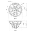 thumbnail image 5 of Faital Pro 12FH520-8 12-inch Professional Woofer 8-Ohms Loudspeaker 600 Watts Rms 1200 Watts Max Audio Speaker Applications, 5 of 6