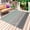 Green, variant on Turquoise Floral Outdoor Rug for Patio/Deck/Porch, Non-Slip Large Area Rug 4 x 6 Ft, Modern Farmhouse Leaves Gray Striped Indoor Outdoor Rugs Washable Area Rugs, Reversible Camping Rug Carpet Runner