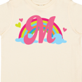 thumbnail image 4 of Inktastic Rainbow Letter M Monogram Girls Toddler T-Shirt, 4 of 5