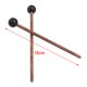 thumbnail image 4 of 2x baquetas piezas de instrumentos de percusión 18 cm de longitud mazo de madera xilófono mazo tambor de mano baquetas para Woodblock xilófono Bell Ch perfke Baquetas, 4 of 9