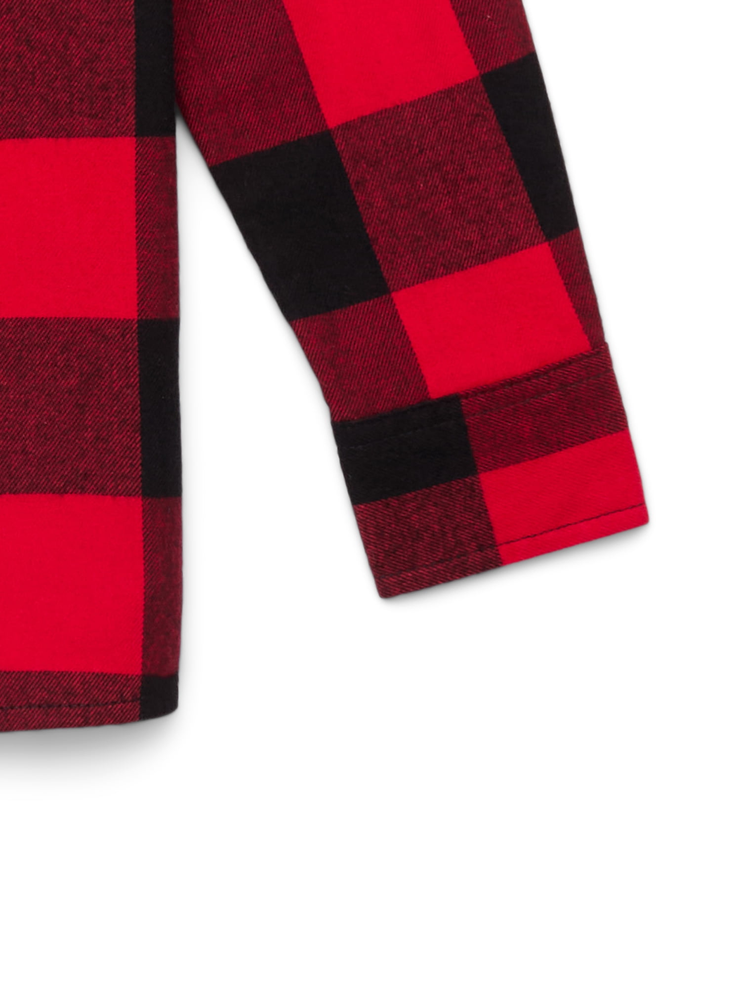Wonder Nation Boy's Long Sleeve Flannel Shirt, Sizes 4-18 & Husky