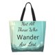 thumbnail image 1 of Balery Not All Those Who Wander Are Lost1 Bolsa Tote Estilo Estético con Cremalleras, Bolsa de Hombro, Bolsa de Compras Grande y Plegable, 1 of 8