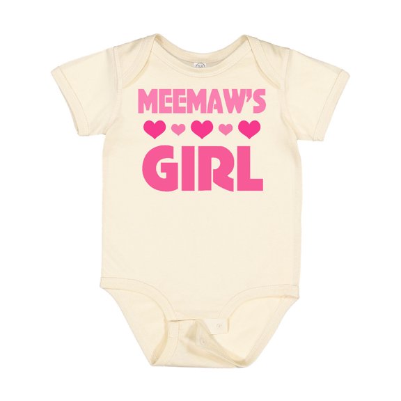 Inktastic Meemaw Girl Granddaughter Girls Baby Bodysuit
