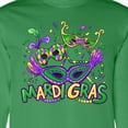 thumbnail image 4 of Inktastic Mardi Gras Masks and Beads Long Sleeve T-Shirt, 4 of 5