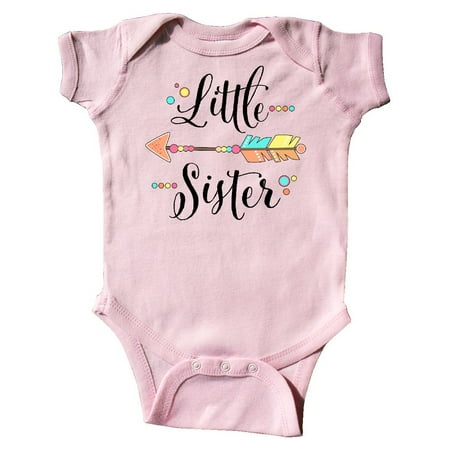 Little Sister- dots and arrow Infant Creeper