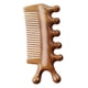 thumbnail image 4 of Peine de de Dientes Anchos, Peine para El Cabello, Masajeador de Madera Multifuncional de Mano, Peine para El Cuero Cabelludo Guasha para Cuell, 4 of 6