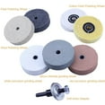thumbnail image 4 of Buffing Polishing Wheel Kit 3 Inch,for Bench Buffer/Bench Grinder,Buffing Wheel Hole 3/8 Inch,Drill Arbor Adapter Kit, 4 of 7
