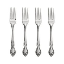 Lyon Queens Fancy 18/8 Stainless Steel Dinner Fork (Set of Four)