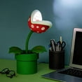 thumbnail image 2 of Super Mario Bros Piranha Plant Lamp – Officially Licensed LED Desk Light with Movable Head, Nintendo Collectible, 33cm Tall, USB Powered | Paladone, 2 of 10