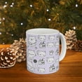 thumbnail image 2 of BeABetterHumanStore Cool Coffee Cat Dad Mug Ceramic Designer Cups 11oz Gift Dishwasher Safe, 2 of 12