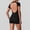 Black, variant on Built in Bra Workout Jumpsuits for Women Seamless Compression Short Bodysuit Shapewear One Piece Yoga Jumpsuit