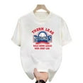 thumbnail image 1 of T-Shirt Décontracté d'Été Blanc Imprimé Hommes Femmes Extérieur Respirant Coton Chemise Ronde, 1 of 1