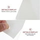 thumbnail image 2 of 2 hojas Tamaño de anillo práctico Ajustador de joyería invisible para anillos sueltos, 2 of 5