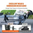 thumbnail image 5 of VEVOR Weight Distribution Hitch, 1,500 lbs Weight Distributing Hitches Kit with Sway Control for Trailer, 2-In Solid Steel Shank, 2-5/16 in Alloy Steel Ball, Powder Coated Load Leveling Hitch, Black, 5 of 9